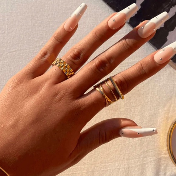 Waterproof chain gold plated ring - Picture 5 of 6